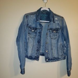 Aeropostale Distressed Jean Jacket